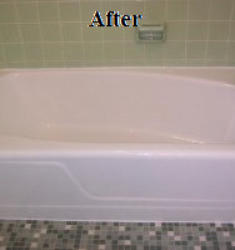 Mint Green Tub Recoated to White