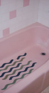 Pink Tub Reglazed to White