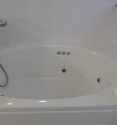 Pink Whirlpool Tub Resurfaced to White